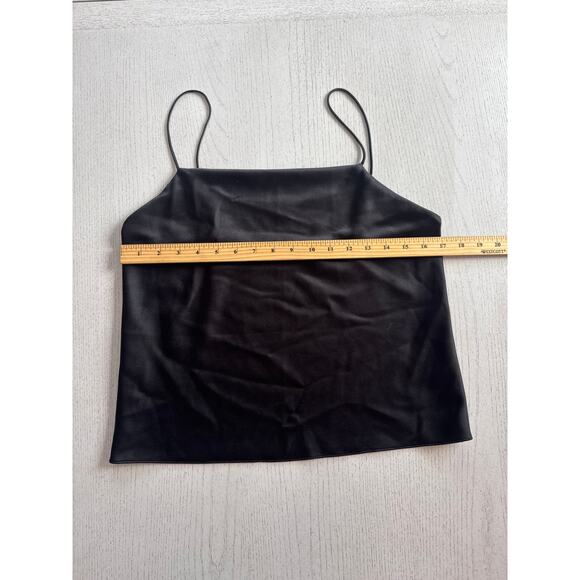 Unbranded Black Silky Tank Top Goth Whimisigoth Baddie (H) - Picture 3 of 7